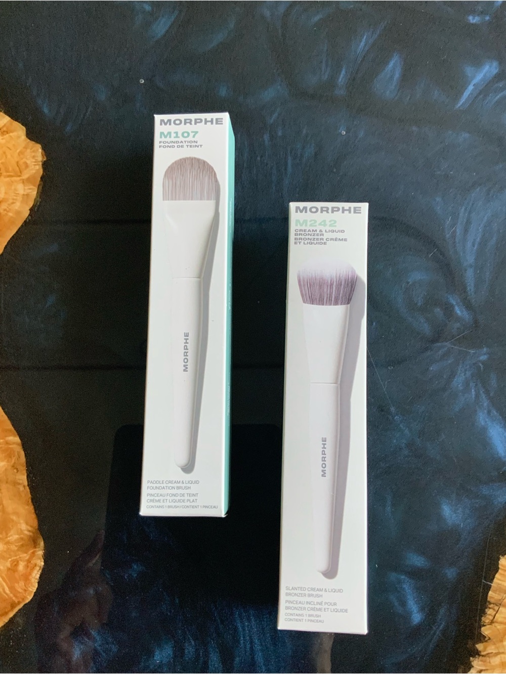Morphe Foundation & Blending Brush Duo in White